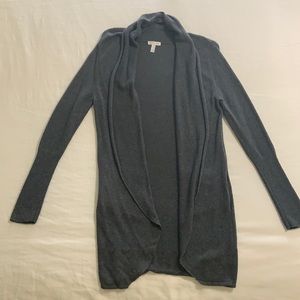 Leith (Nordstrom) Small dark gray, long cardigan